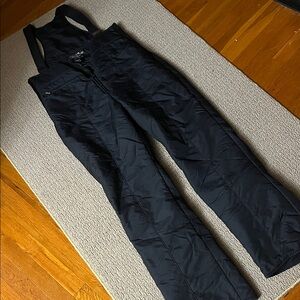 MENS TALL L Black Insulated Snow BIB OVERALL STYLE Pants SNUGGLER BRAND